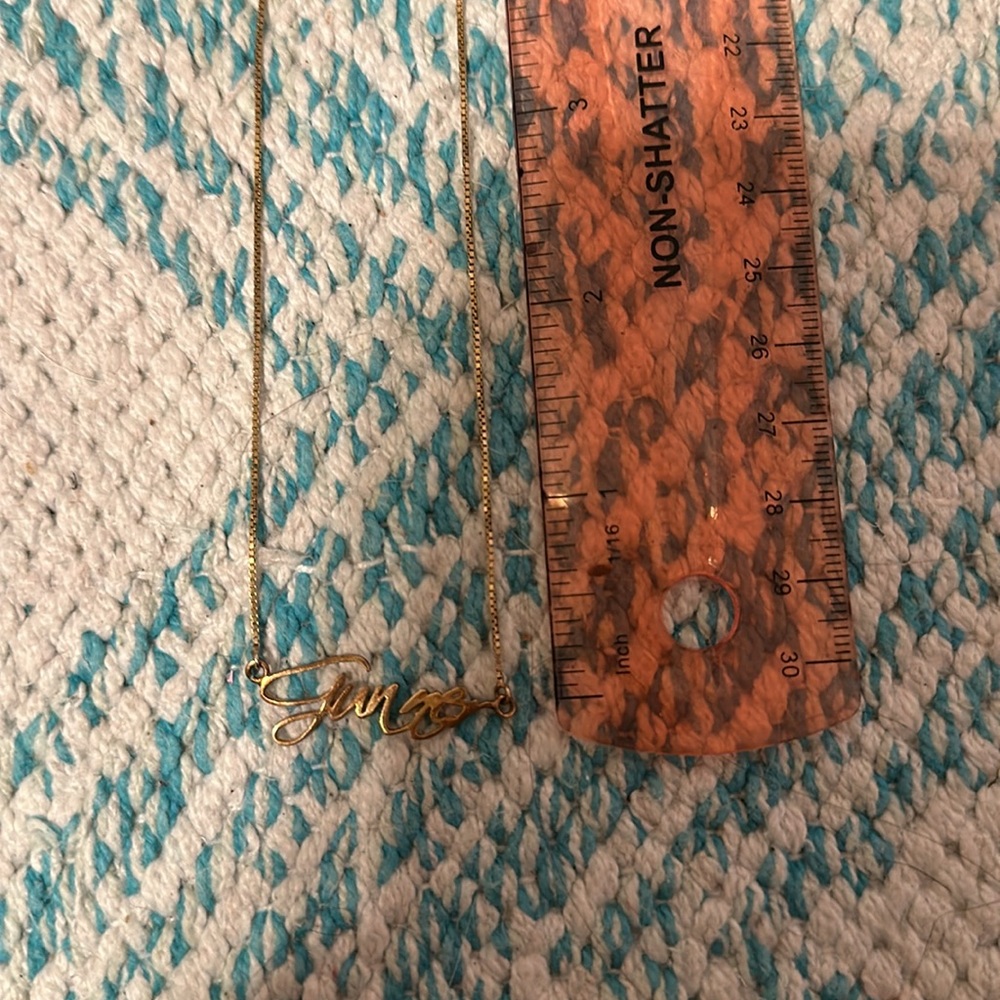 “Gunner” necklace with Sterling Silver Chain